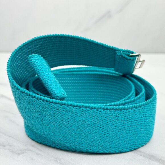 Blue Striped Stretch No Buckle Belt Strap Size XL - Picture 9 of 12